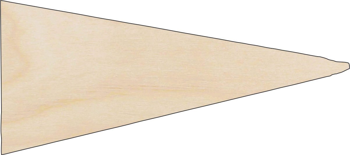 Banner - Wood Craft Shape - Laser Cut Baltic Birch Unfinished DIY Wood Art Supplies BNR24 - The Wood Shape Store