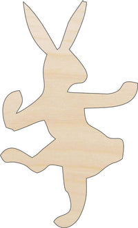 Bunny - Wood Craft Shape - Laser Cut Baltic Birch Unfinished DIY Wood Art Supplies BNY1 - The Wood Shape Store