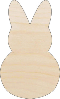 Bunny - Wood Craft Shape - Laser Cut Baltic Birch Unfinished DIY Wood Art Supplies BNY20 - The Wood Shape Store