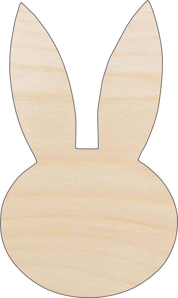 Bunny - Wood Craft Shape - Laser Cut Baltic Birch Unfinished DIY Wood Art Supplies BNY26 - The Wood Shape Store