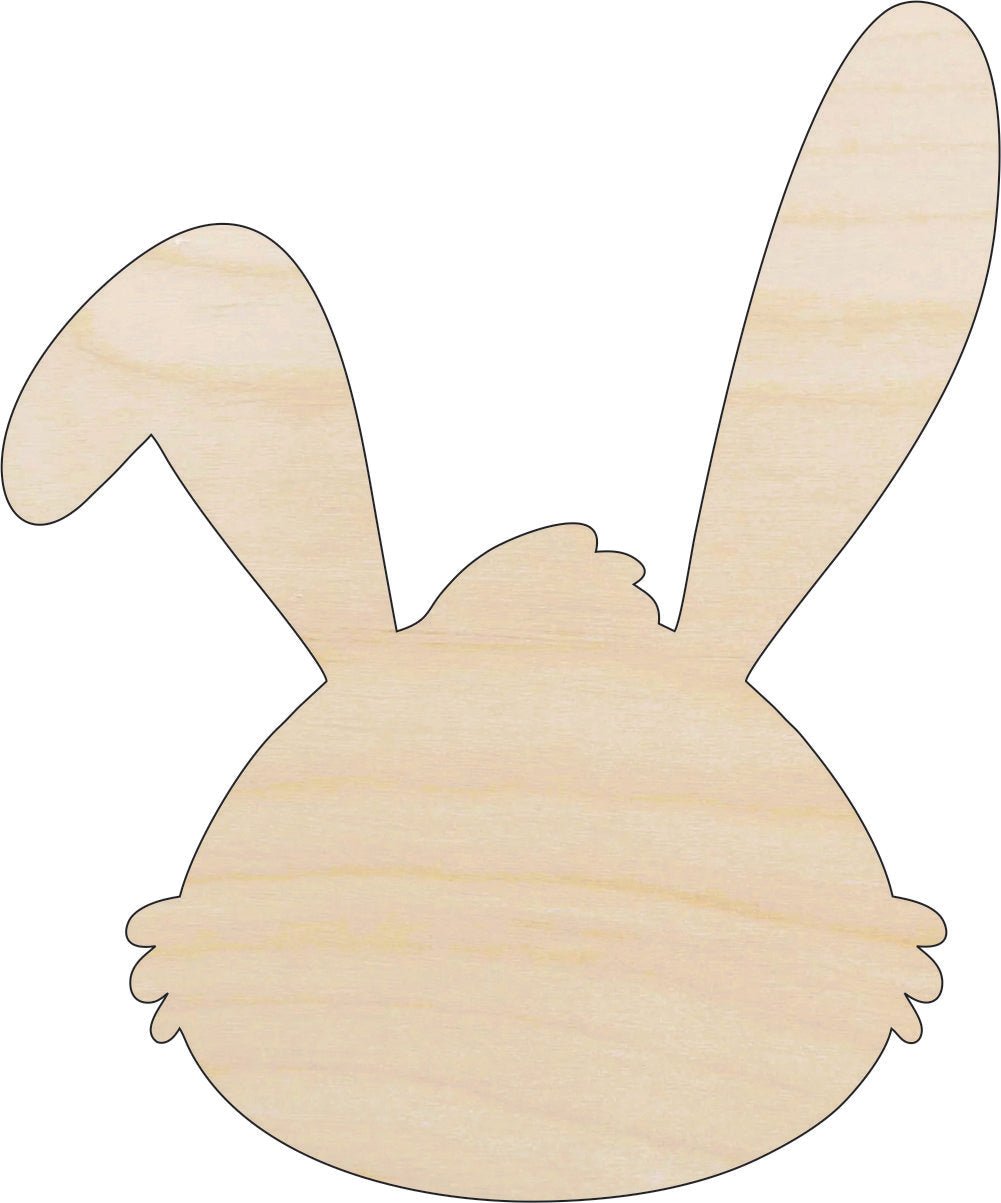 Bunny - Wood Craft Shape - Laser Cut Baltic Birch Unfinished DIY Wood Art Supplies BNY49 - The Wood Shape Store