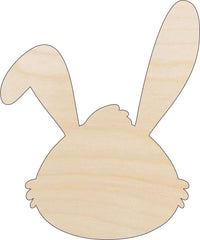Bunny - Wood Craft Shape - Laser Cut Baltic Birch Unfinished DIY Wood Art Supplies BNY49 - The Wood Shape Store