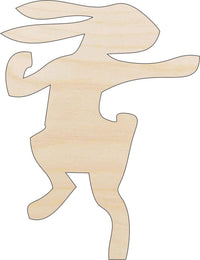 Bunny - Wood Craft Shape - Laser Cut Baltic Birch Unfinished DIY Wood Art Supplies BNY4 - The Wood Shape Store