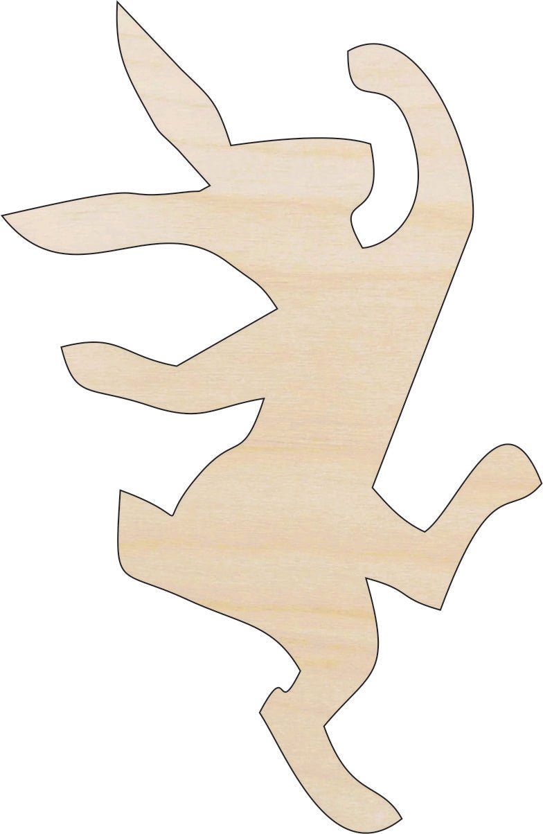 Bunny - Wood Craft Shape - Laser Cut Baltic Birch Unfinished DIY Wood Art Supplies BNY6 - The Wood Shape Store