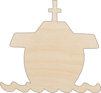 Boat Wood Craft Shape - Laser Cut Baltic Birch Unfinished DIY Wood Art Supplies BOT18 - The Wood Shape Store
