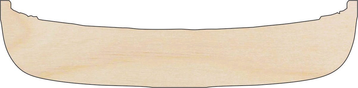 Canoe Wood Craft Shape - Laser Cut Baltic Birch Unfinished DIY Wood Art Supplies BOT21 - The Wood Shape Store