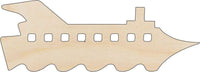 Boat Wood Craft Shape - Laser Cut Baltic Birch Unfinished DIY Wood Art Supplies BOT22 - The Wood Shape Store