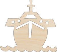 Boat Wood Craft Shape - Laser Cut Baltic Birch Unfinished DIY Wood Art Supplies BOT25 - The Wood Shape Store