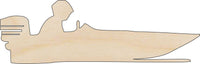 Boat Wood Craft Shape - Laser Cut Baltic Birch Unfinished DIY Wood Art Supplies BOT33 - The Wood Shape Store