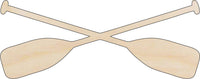 Boat Oars Wood Craft Shape - Laser Cut Baltic Birch Unfinished DIY Wood Art Supplies BOT41 - The Wood Shape Store