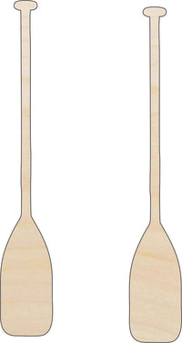 Boat Oars Wood Craft Shape - Laser Cut Baltic Birch Unfinished DIY Wood Art Supplies BOT45 - The Wood Shape Store