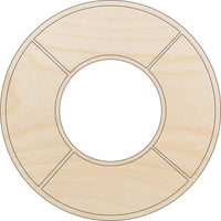 Beach Raft Wood Craft Shape - Laser Cut Baltic Birch Unfinished DIY Wood Art Supplies BOT6 - The Wood Shape Store