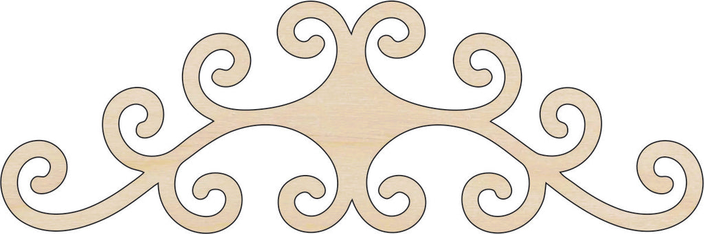 Bow - Laser Cut Out Unfinished Wood Craft Shape BOW12