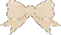 Bow Wood Craft Shape - Laser Cut Baltic Birch Unfinished DIY Wood Art Supplies BOW13 - The Wood Shape Store