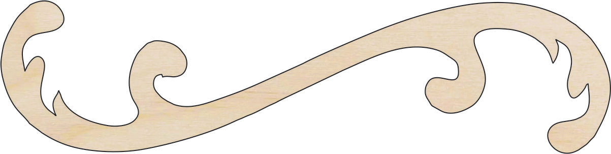 Bow - Laser Cut Out Unfinished Wood Craft Shape BOW2 Bow - Laser Cut Out Unfinished Wood Craft Shape BOW2