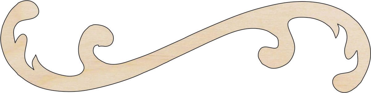 Bow Wood Craft Shape - Laser Cut Baltic Birch Unfinished DIY Wood Art Supplies BOW2 - The Wood Shape Store