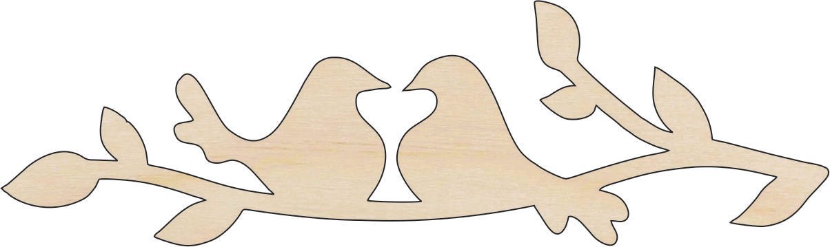 Bird Wood Craft Shape - Laser Cut Baltic Birch Unfinished DIY Wood Art Supplies BRD100 - The Wood Shape Store