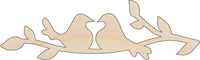 Bird Wood Craft Shape - Laser Cut Baltic Birch Unfinished DIY Wood Art Supplies BRD100 - The Wood Shape Store