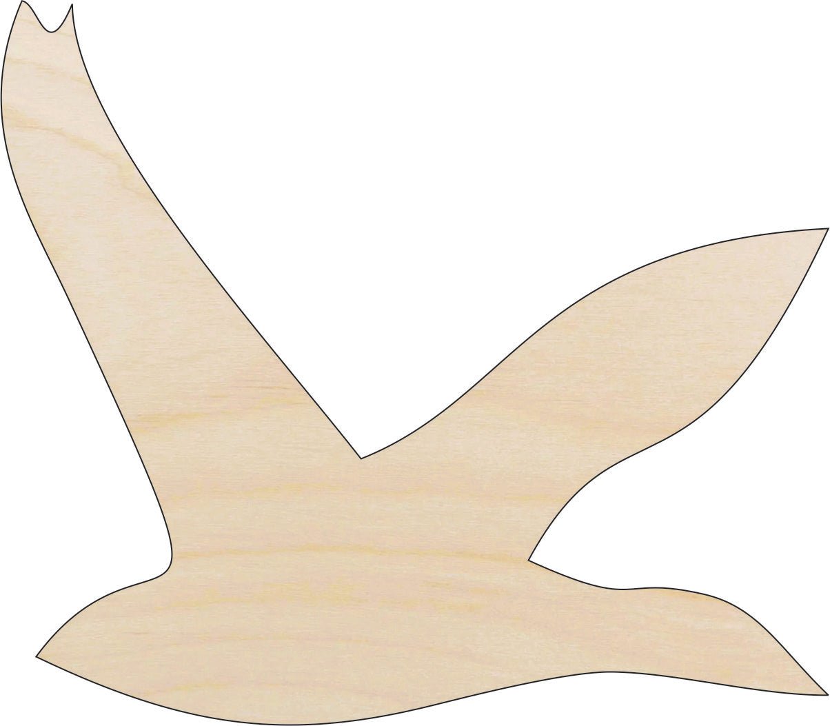 Bird Wood Craft Shape - Laser Cut Baltic Birch Unfinished DIY Wood Art Supplies BRD107 - The Wood Shape Store