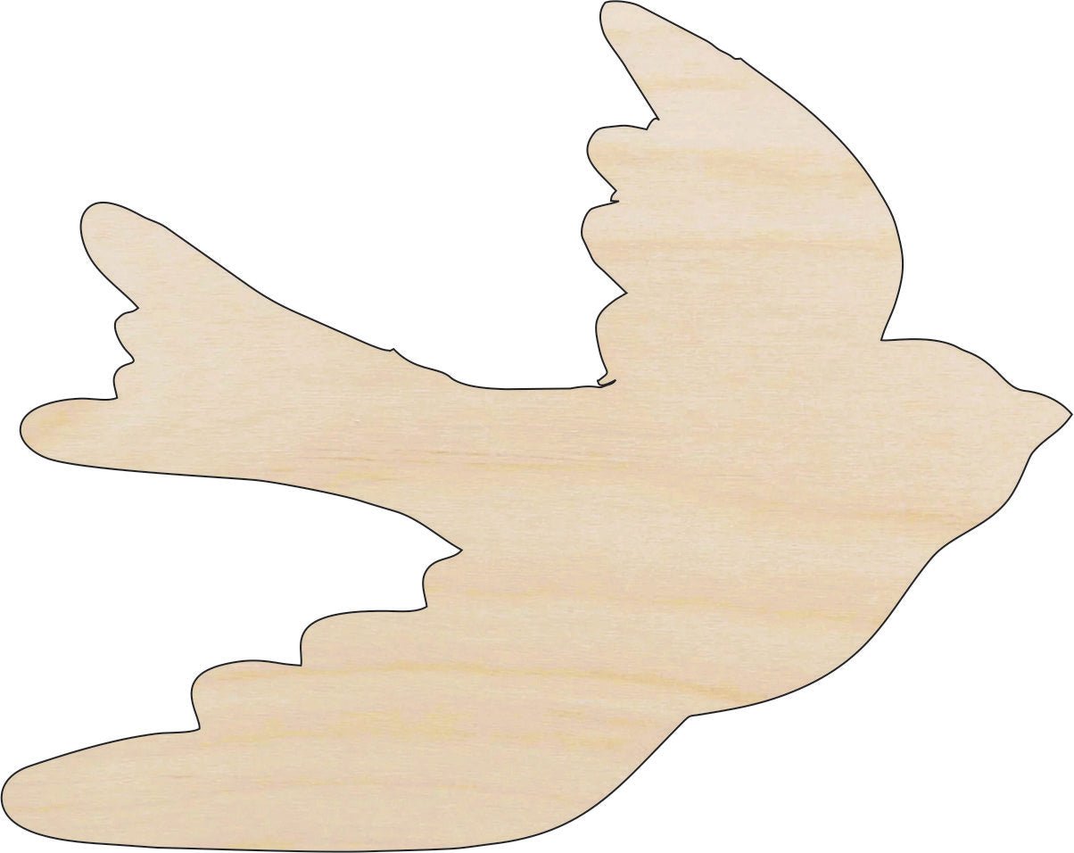 Bird Wood Craft Shape - Laser Cut Baltic Birch Unfinished DIY Wood Art Supplies BRD112 - The Wood Shape Store