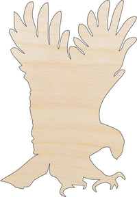 Eagle Wood Craft Shape - Laser Cut Baltic Birch Unfinished DIY Wood Art Supplies BRD119 - The Wood Shape Store