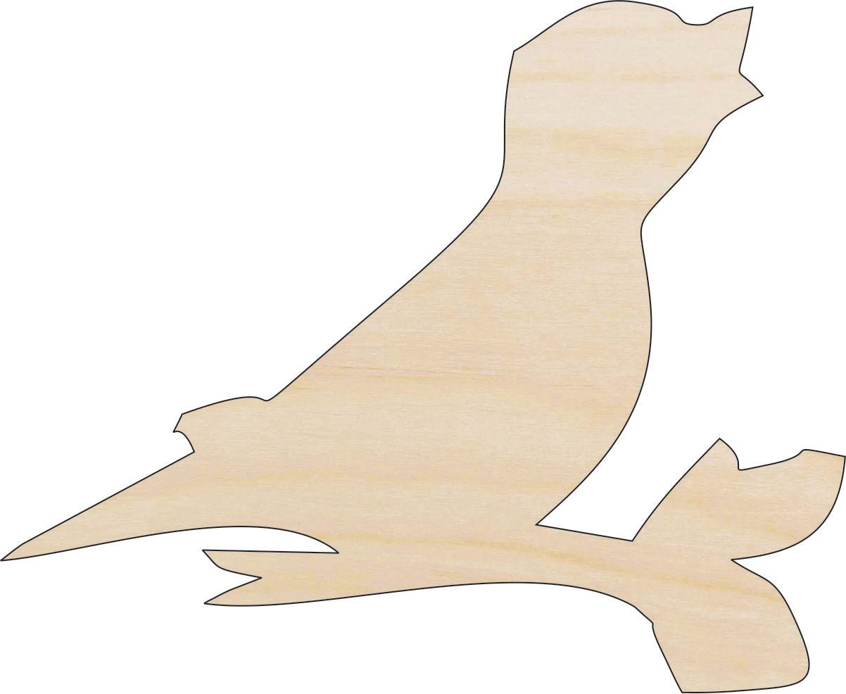 Bird Wood Craft Shape - Laser Cut Baltic Birch Unfinished DIY Wood Art Supplies BRD122 - The Wood Shape Store
