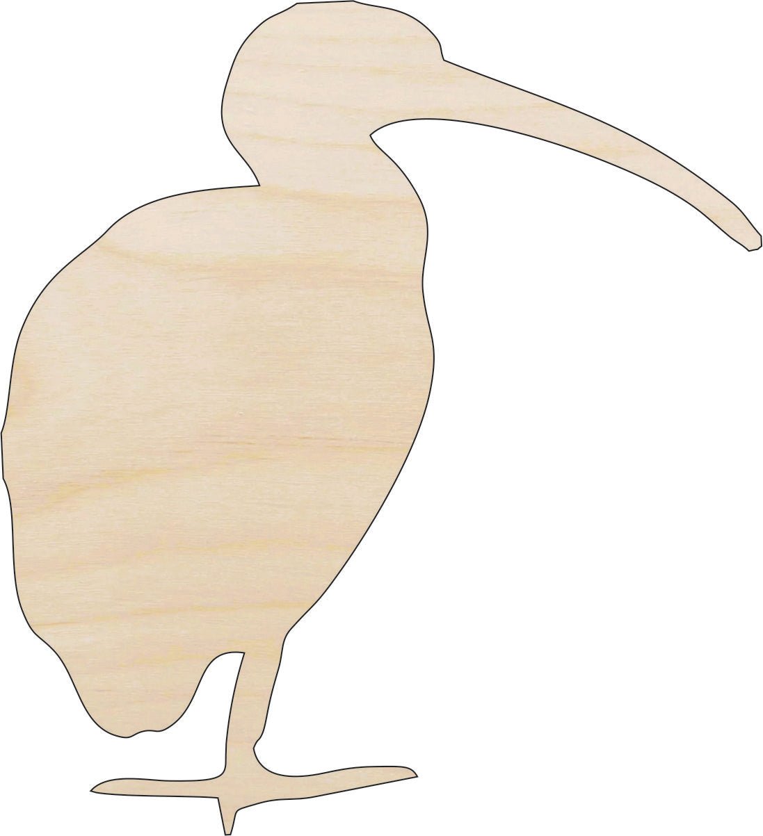 Stork Wood Craft Shape - Laser Cut Baltic Birch Unfinished DIY Wood Art Supplies BRD126 - The Wood Shape Store