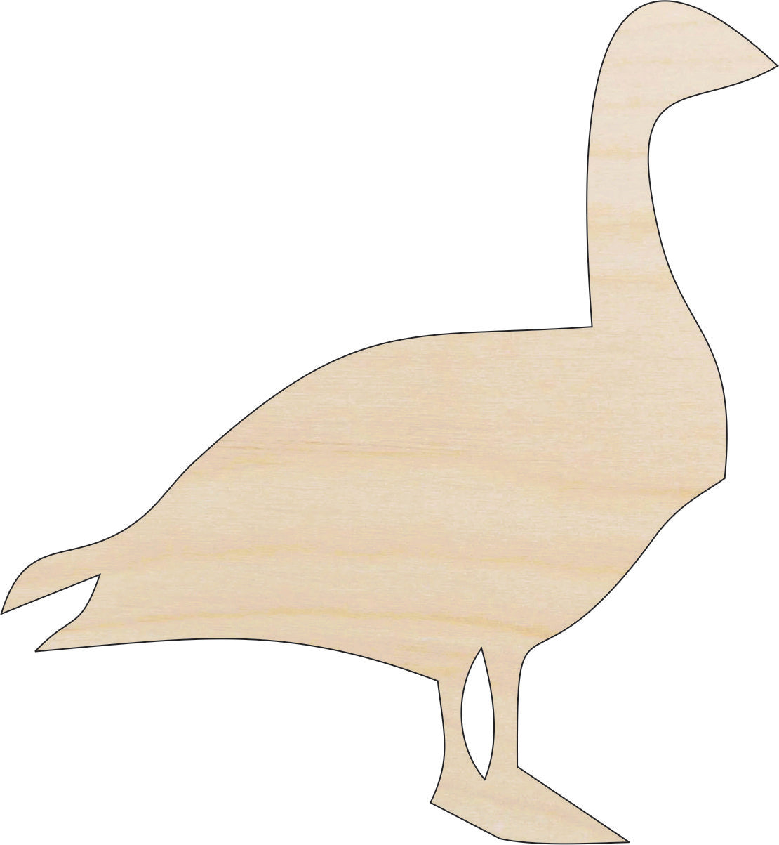 Bird Goose - Laser Cut Out Unfinished Wood Craft Shape BRD127