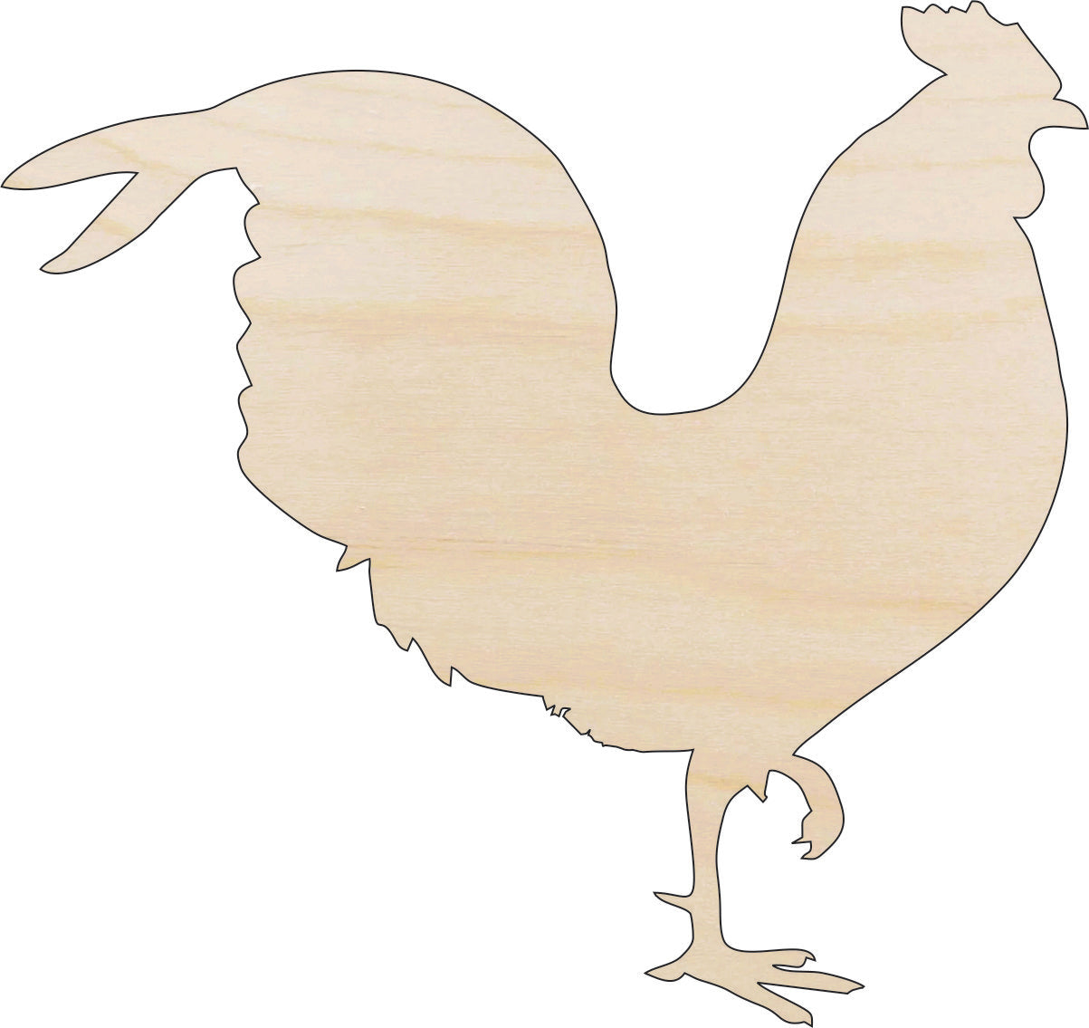 Bird Chicken - Laser Cut Out Unfinished Wood Craft Shape BRD132 Bird Chicken - Laser Cut Out Unfinished Wood Craft Shape BRD132