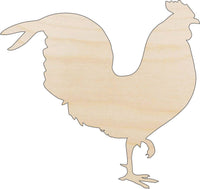Chicken Wood Craft Shape - Laser Cut Baltic Birch Unfinished DIY Wood Art Supplies BRD132 - The Wood Shape Store