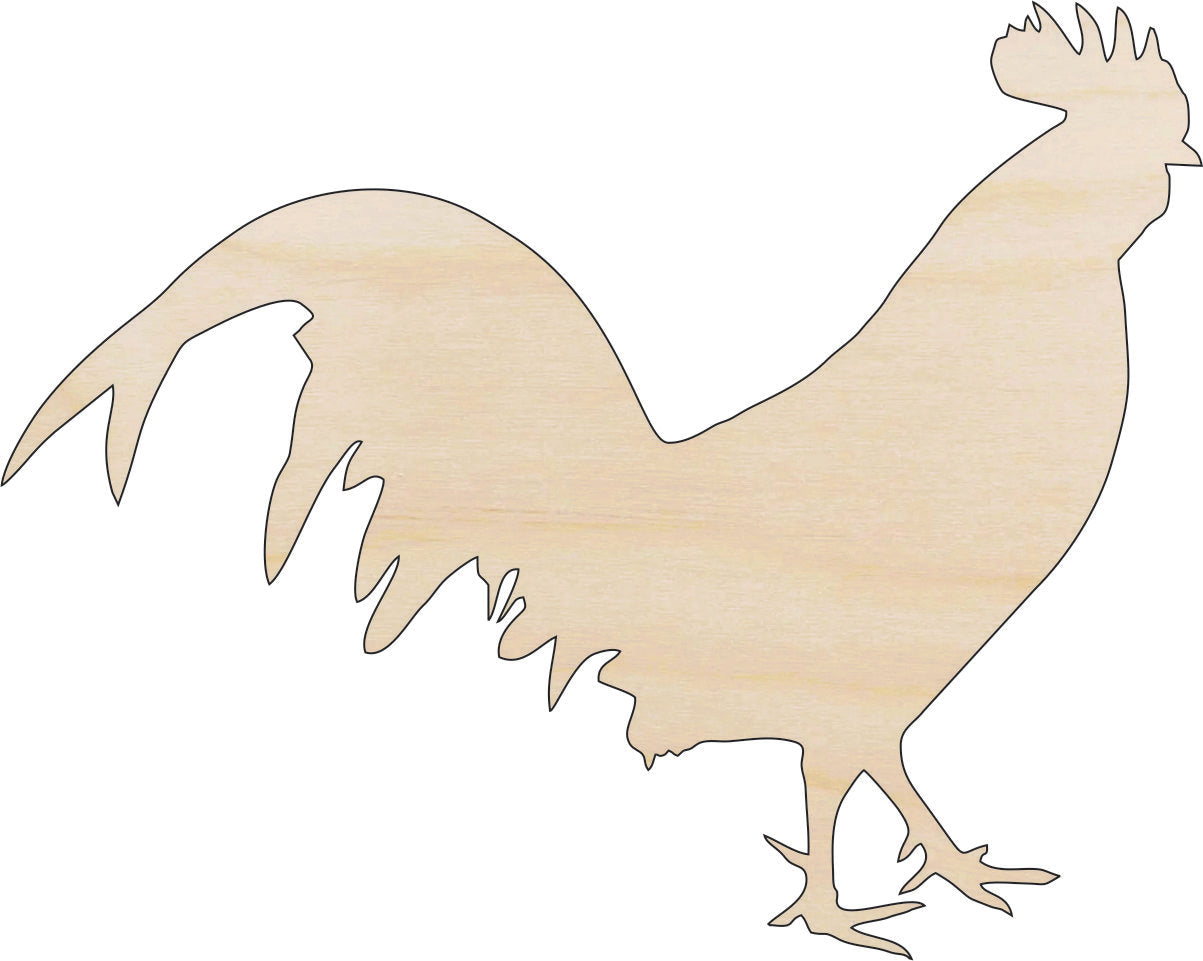 Bird Chicken - Laser Cut Out Unfinished Wood Craft Shape BRD134 Bird Chicken - Laser Cut Out Unfinished Wood Craft Shape BRD134