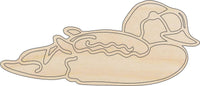 Duck Wood Craft Shape - Laser Cut Baltic Birch Unfinished DIY Wood Art Supplies BRD139 - The Wood Shape Store