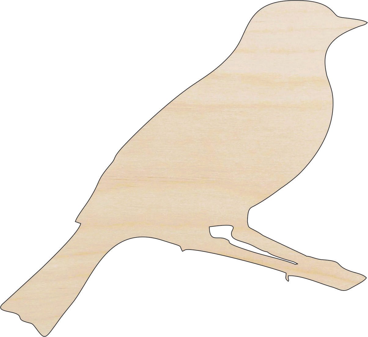 Bird Wood Craft Shape - Laser Cut Baltic Birch Unfinished DIY Wood Art Supplies BRD141 - The Wood Shape Store