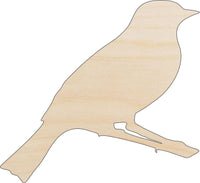 Bird Wood Craft Shape - Laser Cut Baltic Birch Unfinished DIY Wood Art Supplies BRD141 - The Wood Shape Store