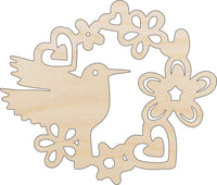 Bird Wood Craft Shape - Laser Cut Baltic Birch Unfinished DIY Wood Art Supplies BRD144 - The Wood Shape Store