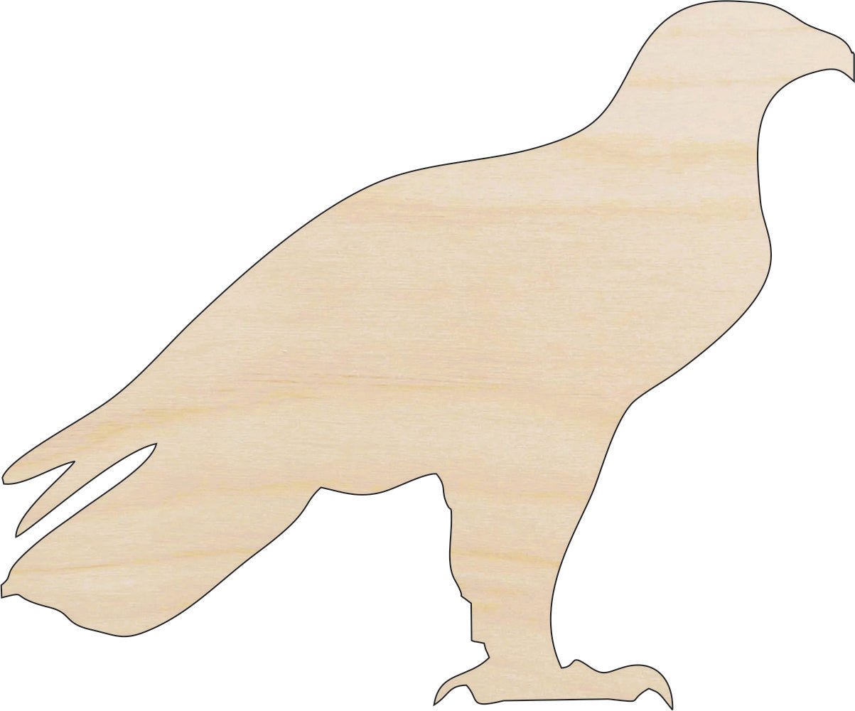 Eagle Wood Craft Shape - Laser Cut Baltic Birch Unfinished DIY Wood Art Supplies BRD157 - The Wood Shape Store