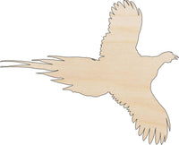 Pheasant Wood Craft Shape - Laser Cut Baltic Birch Unfinished DIY Wood Art Supplies BRD15 - The Wood Shape Store