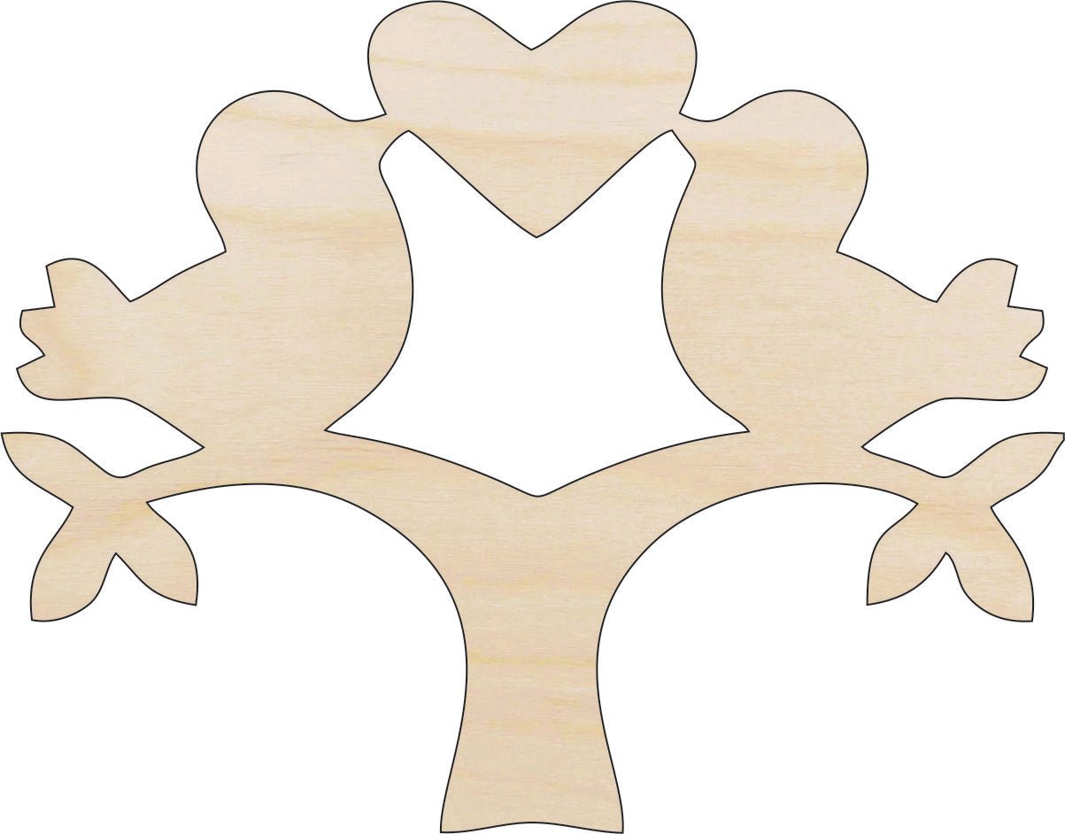 Bird Wood Craft Shape - Laser Cut Baltic Birch Unfinished DIY Wood Art Supplies BRD175 - The Wood Shape Store