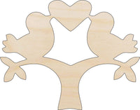 Bird Wood Craft Shape - Laser Cut Baltic Birch Unfinished DIY Wood Art Supplies BRD175 - The Wood Shape Store
