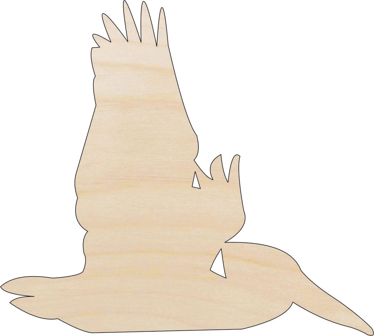 Bird Wood Craft Shape - Laser Cut Baltic Birch Unfinished DIY Wood Art Supplies BRD177 - The Wood Shape Store