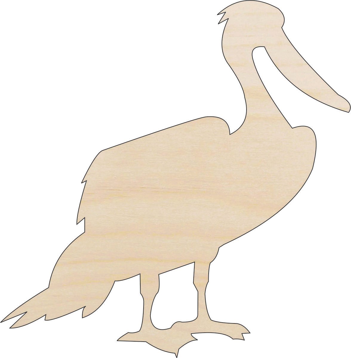 Bird Wood Craft Shape - Laser Cut Baltic Birch Unfinished DIY Wood Art Supplies BRD178 - The Wood Shape Store