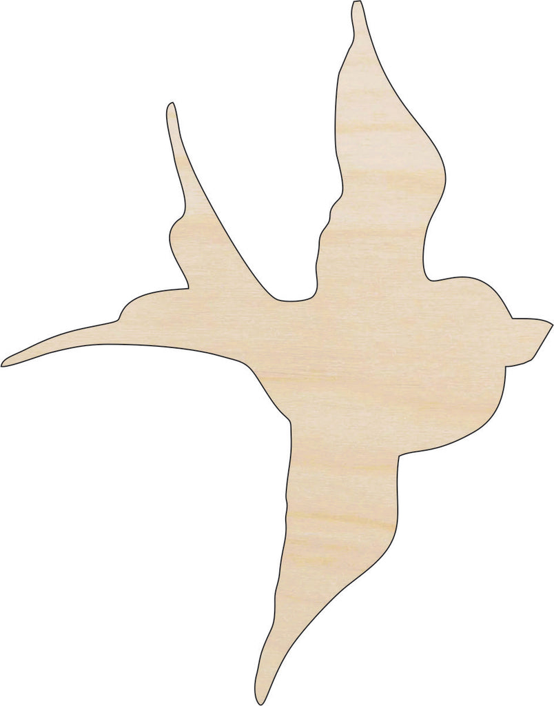 Bird  - Laser Cut Out Unfinished Wood Craft Shape BRD199