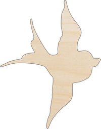 Bird Wood Craft Shape - Laser Cut Baltic Birch Unfinished DIY Wood Art Supplies BRD199 - The Wood Shape Store