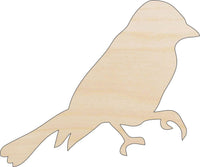Raven Wood Craft Shape - Laser Cut Baltic Birch Unfinished DIY Wood Art Supplies BRD200 - The Wood Shape Store