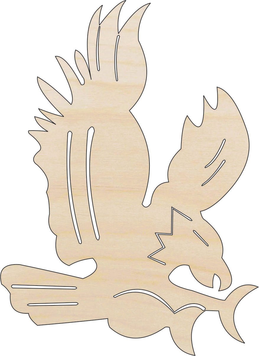 Eagle Wood Craft Shape - Laser Cut Baltic Birch Unfinished DIY Wood Art Supplies BRD221 - The Wood Shape Store