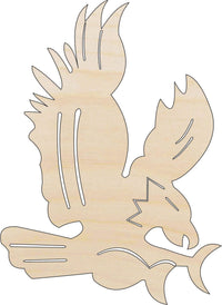 Eagle Wood Craft Shape - Laser Cut Baltic Birch Unfinished DIY Wood Art Supplies BRD221 - The Wood Shape Store