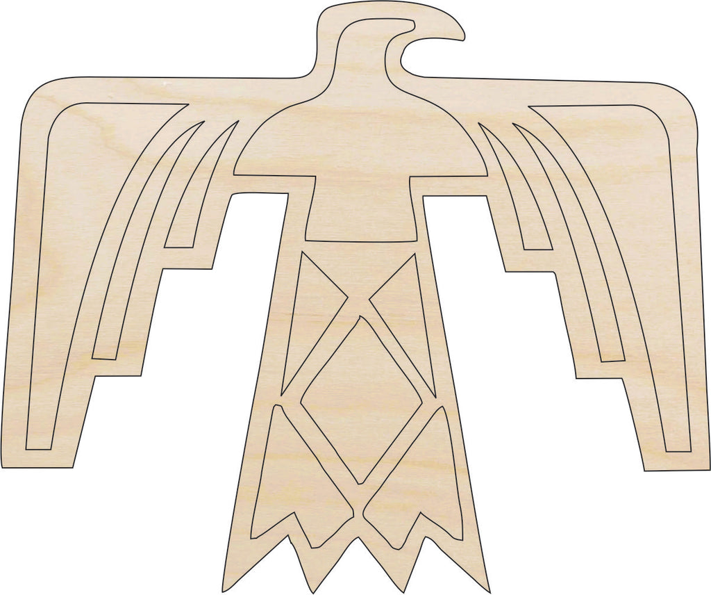 Bird Eagle - Laser Cut Out Unfinished Wood Craft Shape BRD224