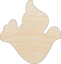 Dove Wood Craft Shape - Laser Cut Baltic Birch Unfinished DIY Wood Art Supplies BRD226 - The Wood Shape Store
