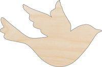 Bird Wood Craft Shape - Laser Cut Baltic Birch Unfinished DIY Wood Art Supplies BRD22 - The Wood Shape Store
