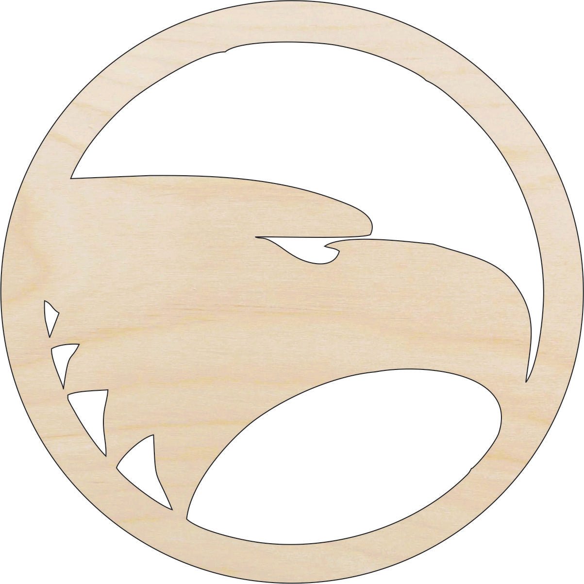 Eagle Wood Craft Shape - Laser Cut Baltic Birch Unfinished DIY Wood Art Supplies BRD26 - The Wood Shape Store